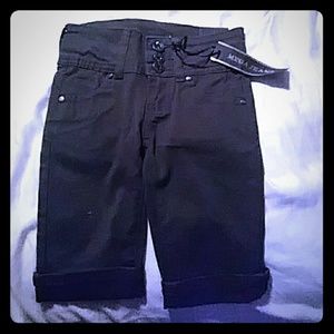 Mega Jeans size 6 olive youth shorts NWT
